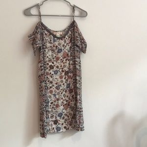 Off the shoulder floral dress